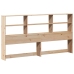 Cama con estantería sin colchón madera maciza de pino 180x200cm