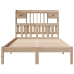 Cama con estantería sin colchón madera maciza de pino 135x190cm
