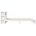 Cama con estantería sin colchón madera maciza de pino 90x190 cm