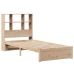 Cama con estantería sin colchón madera maciza de pino 90x200 cm