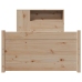 Cama con estantería sin colchón madera maciza de pino 75x190 cm