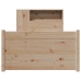 Cama con estantería sin colchón madera maciza de pino 90x190 cm
