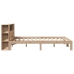 Cama con estantería sin colchón madera maciza de pino 150x200cm