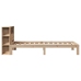 Cama con estantería sin colchón madera maciza de pino 90x190 cm