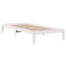 Cama con estantería sin colchón madera maciza de pino 90x190 cm