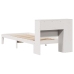 Cama con estantería sin colchón madera maciza de pino 90x190 cm