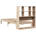 Cama con estantería sin colchón madera maciza de pino 90x200 cm