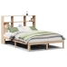 Cama con estantería sin colchón madera maciza de pino 120x200cm