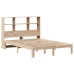 Cama con estantería sin colchón madera maciza de pino 120x200cm