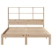 Cama con estantería sin colchón madera maciza de pino 120x200cm