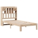 Cama con estantería sin colchón madera maciza de pino 90x200 cm
