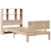 Cama con estantería sin colchón madera maciza de pino 90x200 cm