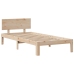 Cama con estantería sin colchón madera maciza de pino 90x200 cm