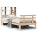 Cama con estantería sin colchón madera maciza de pino 90x200 cm