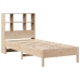 Cama con estantería sin colchón madera maciza de pino 90x190 cm