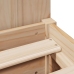 Cama con estantería sin colchón madera maciza de pino 90x200 cm