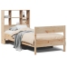 Cama con estantería sin colchón madera maciza de pino 90x200 cm