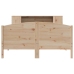 Cama con estantería sin colchón madera maciza de pino 120x200cm