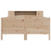 Cama con estantería sin colchón madera maciza de pino 120x190cm