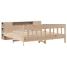 Cama con estantería sin colchón madera maciza de pino 180x200cm