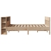 Cama con estantería sin colchón madera maciza de pino 120x200cm