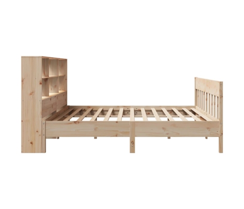 Estructura de cama sin colchón madera maciza de pino 180x200 cm