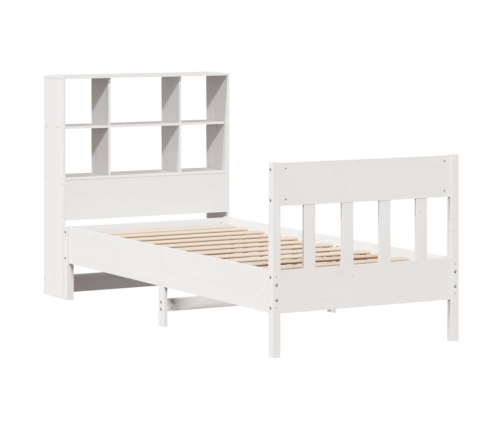 Estructura cama sin colchón madera maciza pino blanca 100x200cm