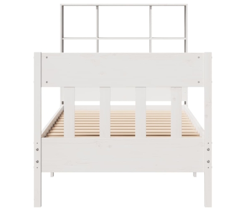 Estructura cama sin colchón madera maciza pino blanca 100x200cm