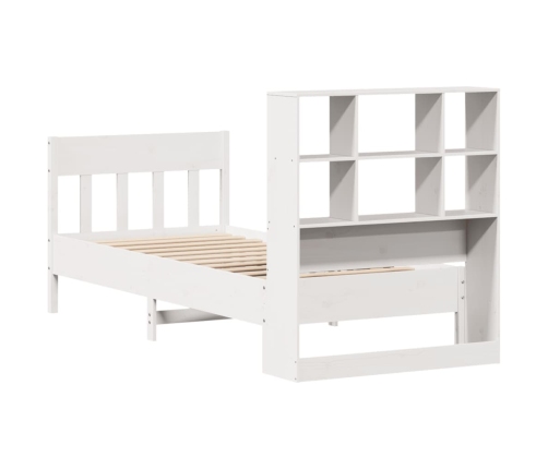 Estructura cama sin colchón madera maciza pino blanca 100x200cm