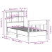 Estructura de cama sin colchón madera maciza de pino 90x200 cm