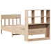 Estructura de cama sin colchón madera maciza de pino 90x200 cm