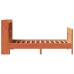Estructura de cama sin colchón madera maciza marrón 90x190 cm
