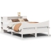 Estructura de cama sin colchón madera de pino blanca 120x200 cm