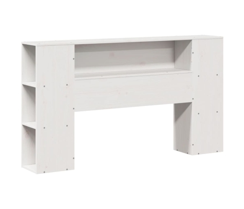 Estructura de cama sin colchón madera de pino blanca 120x200 cm