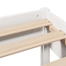 Estructura de cama sin colchón madera de pino blanca 120x200 cm