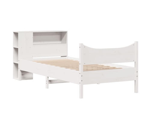 Estructura cama sin colchón madera maciza pino blanca 100x200cm