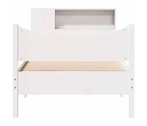 Estructura cama sin colchón madera maciza pino blanca 100x200cm