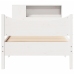Estructura cama sin colchón madera maciza pino blanca 100x200cm