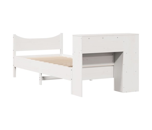 Estructura cama sin colchón madera maciza pino blanca 100x200cm