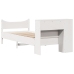 Estructura cama sin colchón madera maciza pino blanca 100x200cm