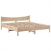 Estructura de cama sin colchón madera maciza de pino 180x200 cm