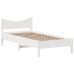 Estructura cama sin colchón madera maciza pino blanca 100x200cm