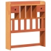 Estructura de cama sin colchón madera maciza marrón 90x190 cm