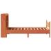 Estructura de cama sin colchón madera maciza marrón 90x190 cm
