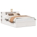 Estructura de cama sin colchón madera de pino blanca 120x200 cm
