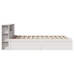 Estructura de cama sin colchón madera de pino blanca 120x200 cm