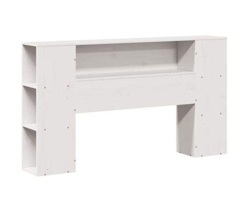 Estructura de cama sin colchón madera de pino blanca 120x200 cm