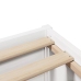 Estructura de cama sin colchón madera de pino blanca 90x200 cm