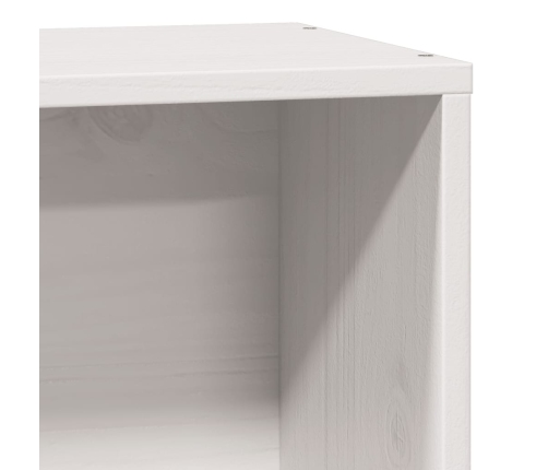 Estructura de cama sin colchón madera de pino blanca 90x200 cm