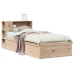 Estructura de cama sin colchón madera maciza de pino 90x190 cm